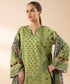 Women's Unstitched Lawn Printed Green 3 Piece Suit