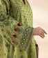 Women's Unstitched Lawn Printed Green 3 Piece Suit