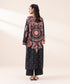 Women's RTW Lawn Black Printed A-Line Shirt